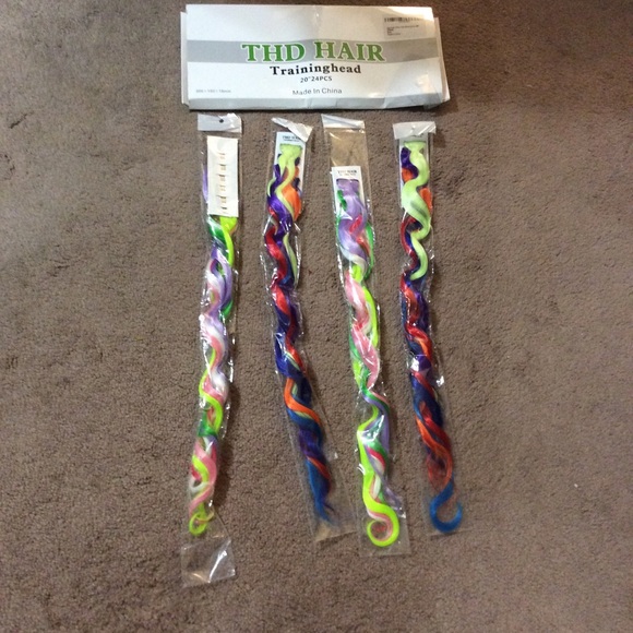 COPY - Multicolor Hair Extensions - Picture 1 of 4